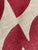 Contemporary Molly Mahon "Luna" Linen Block Print Runner in Cranberry For Sale - Image 3 of 4