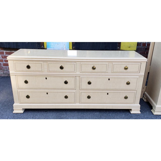 Drexel Heritage Status Collection 5 Pc 1980s White Washed ...