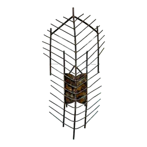 Late 20th Century Welded Metal Abstract Sculptural Wall Art
