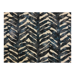 Clay McLaurin Cumberland Indigo Navy Blue Beige Linen Upholstery Drapery Fabric