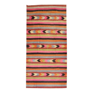 Colorful Kilim rug no. r5312 For Sale
