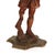 Antique Carved Wood Sculpture Of A Moorish Servant Boy With Tray c1920 Measures - 36 3/4" x 17" x 17 1/2"