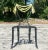 A fantastic vintage Boho side chair. A chic Postmodern design with swag details highlighted in gold. A great little flash...