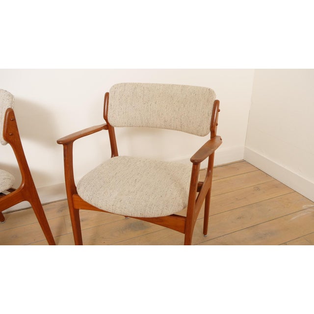 Dining Chairs in Teak by Erik Buch, Set of 6 For Sale - Image 13 of 14