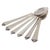 Pyramid Teaspoons in Sterling Silver from Georg Jensen, 1930s, Set of 6 For Sale - Image 6 of 6