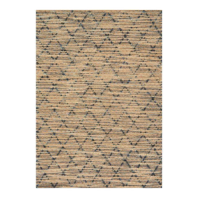 Loloi Beacon Navy 18" x 18" Sample Rug For Sale