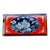 Mid 20th Century Japanese Red & Black Lacquer Cigarette Box With Mother-of-Pearl Inlay & Brass Ash Receiver For Sale