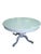 Vintage Round Table Lacquered in Sky Blue, 1960s For Sale - Image 3 of 11