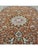 Orange 1980s Old Persian Tabriz Masterpiece Rug 9’11” X 13’7″ For Sale - Image 8 of 11