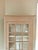 French Country Shabby Chic Glazed Display Cabinet in Patined Wood, 1930s For Sale - Image 4 of 15