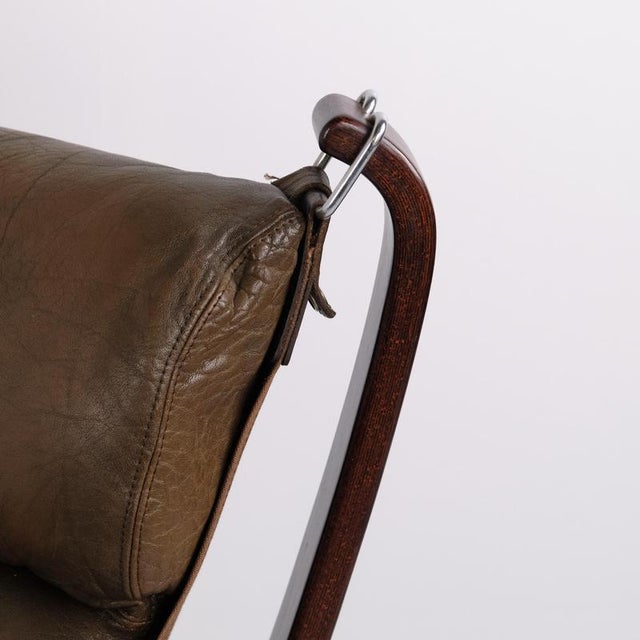 Vatne Møbler Falcon Lounge Chair by Sigurd Ressell for Vatne Møbler, Norway, 1970s For Sale - Image 4 of 16