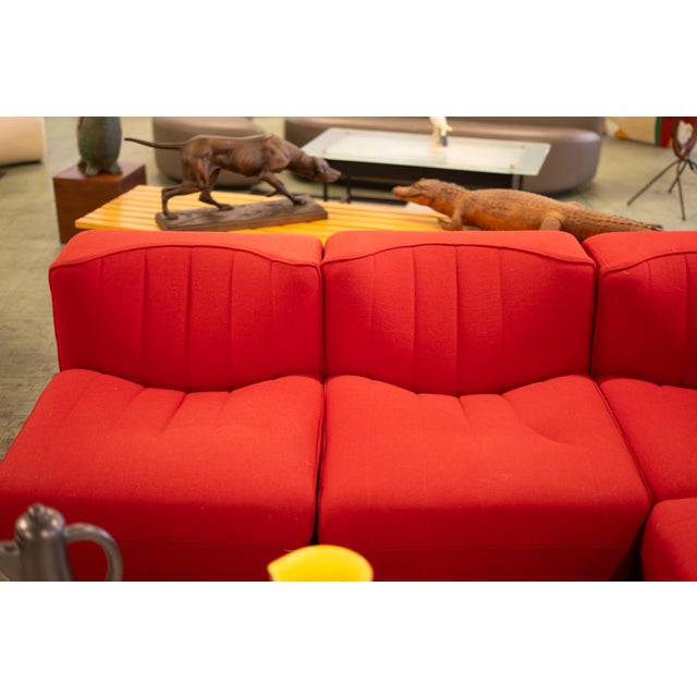 Model 9000 Modular Sofa Set from Tito Agnoli Arflex, 1970s, Set of 6 For Sale - Image 9 of 14