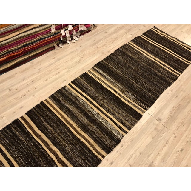 1960s Turkish Handmade Tribal Runner-2’8’x9’1" For Sale - Image 5 of 11