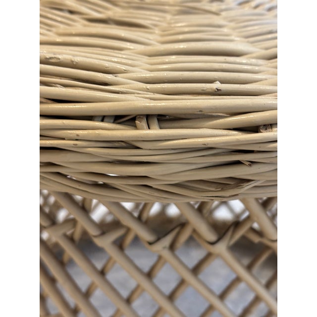 Wicker Side Table, Circa Mid-20th Century For Sale - Image 12 of 14