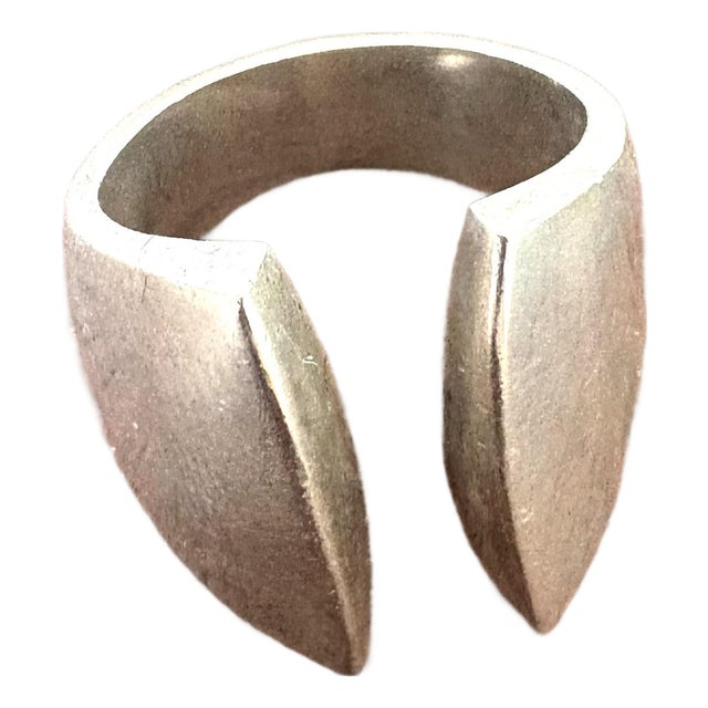 Sterling Silver Ring With Artist Signature and Stamp For Sale