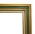 FREE SHIPPING ANYWHERE IN THE CONTINENTAL US! This is a vintage gilt and green wood picture frame with white linen liner....