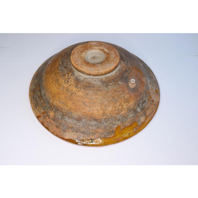 Vintage Handmade Clay Bowl or Plate, 1930s For Sale - Image 15 of 17