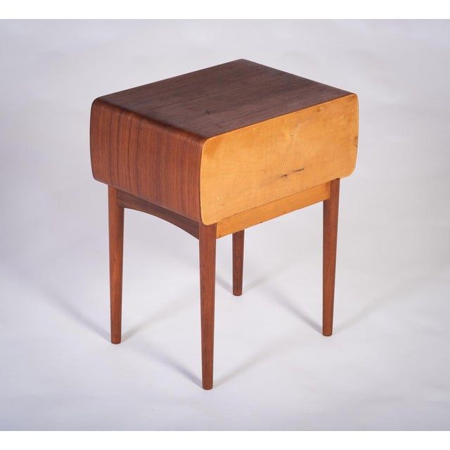 Bedside Table in Teak by Johannes Andersen for CFC Silkeborg, 1960s For Sale - Image 6 of 8