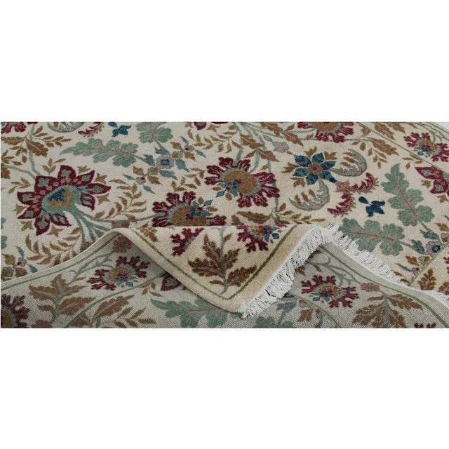 Handwoven Spanish Style Area Rug 6'0" X 8'8" For Sale - Image 9 of 11