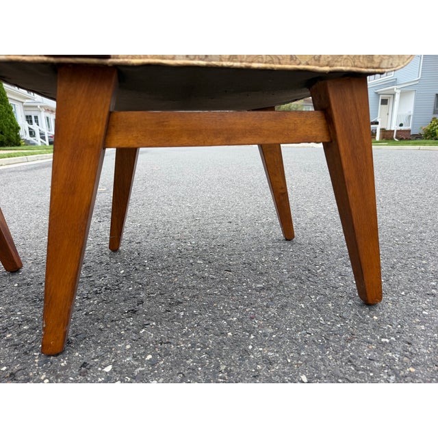 Mid Century Attributed to Jens Risom C-108 Arm Chairs For Sale - Image 10 of 11