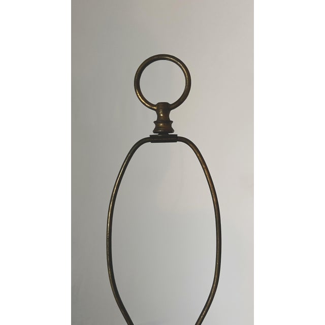 Mid 20th Century Brass Asian Chinoiserie Style Table Lamp For Sale - Image 4 of 8