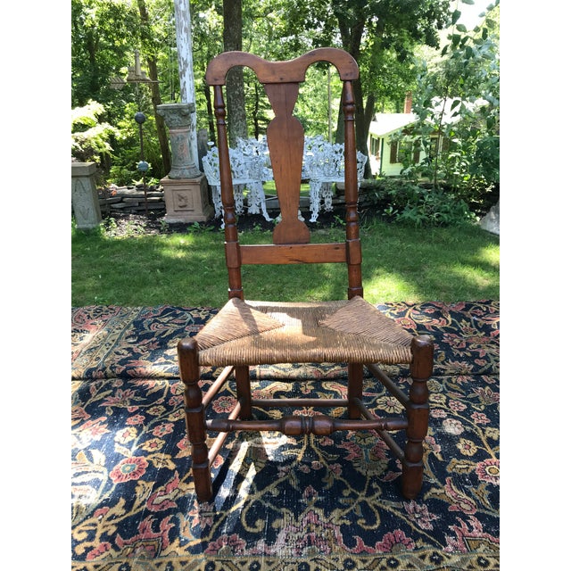 Gorgeous early 19th century attributed to Dominy side chair. The Dominy family was a very talented group of craftsmen that...