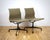 Khaki Alu Chair EA 105 in Hopsack in Khaki by Charles and Ray Eames for Vitra, 1980s For Sale - Image 8 of 11