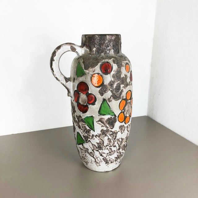 Large Model 420-54 Fat Lava Vase from Scheurich, 1970s For Sale - Image 16 of 18