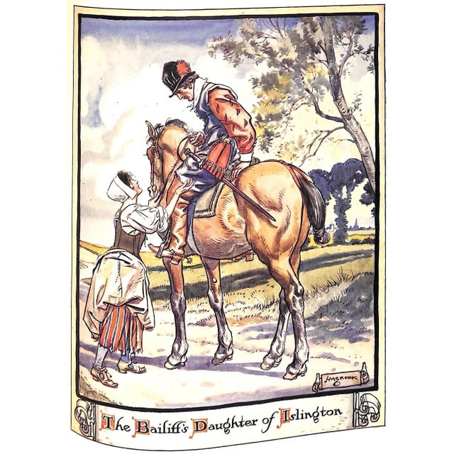 "A Book of Old Ballads" 1934 Nichols, Beverley Brock, h.m. [Illustrated By] For Sale - Image 9 of 12