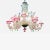 Monumental Elaborate Murano Chandelier For Sale - Image 9 of 9