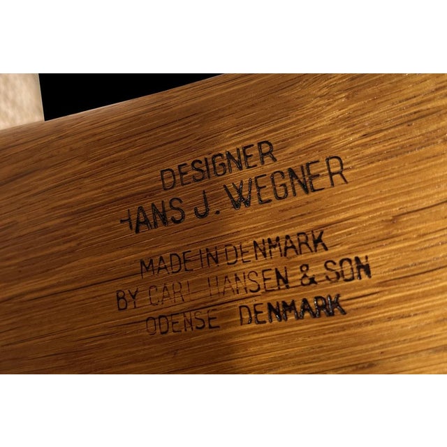 Wood CH25 Chair by Hans Wegner for Carl Hansen & Son, 1950s For Sale - Image 7 of 8