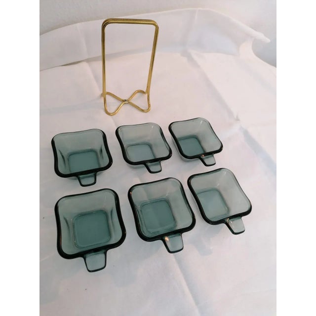 Metal Stacking Ashtrays by Wilhelm Wagenfeld for WMF, 1950s, Set of 6 For Sale - Image 7 of 9