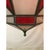 1990s Art Deco Style White Milk & Red Glass Chandelier, Pendant or Lantern, a Pair For Sale - Image 16 of 18