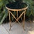 Metal Late 20th Century Maison Jansen Style Gilt Drinks Table - Newly Painted For Sale - Image 7 of 12