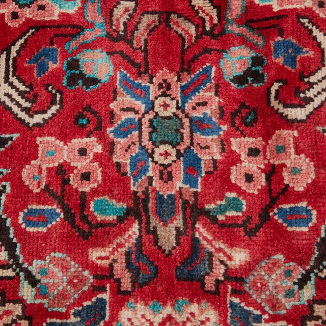 1910s Antique Mahal Rug Signed and Dated 1919 For Sale - Image 5 of 13