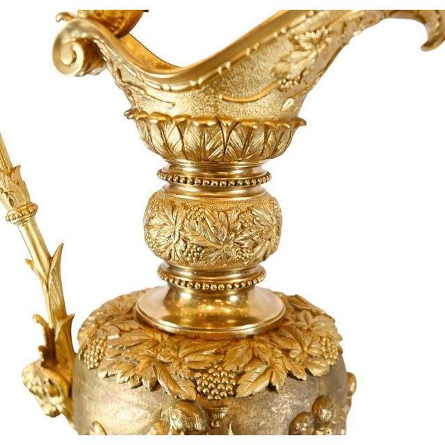 Antique French Gilt Jugs, 1840, Set of 2 For Sale - Image 6 of 18