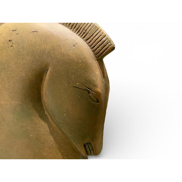 Brown Sculptural Horses from Artforum, Set of 2 For Sale - Image 8 of 18