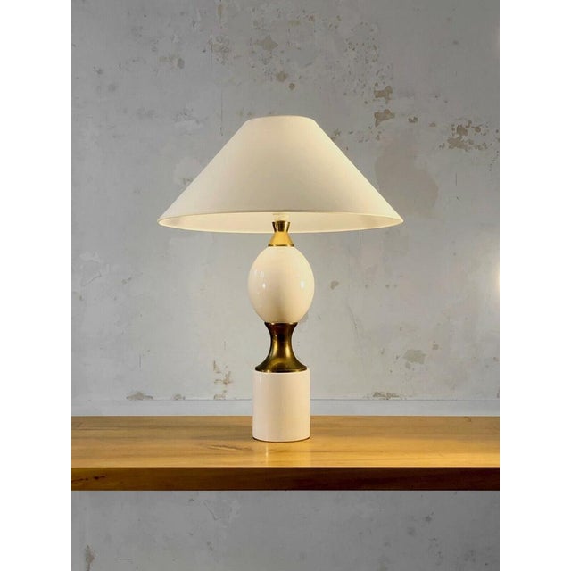 Neo-Classical Ceramic Table Lamp, 1970s For Sale - Image 6 of 6