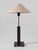 Brown Mid-Century Swedish Paper, Wood and Iron Tall Lamp, 1950 For Sale - Image 8 of 8