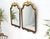 Gold Pair of Neoclassical Chippendale Carved Gold Gilt Mahogany Wall Mirrors MINT! For Sale - Image 8 of 9