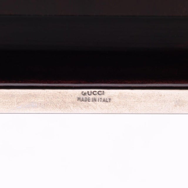 Vintage Italian Silver Plated-Photograph Frame from Gucci, 1920s For Sale - Image 9 of 10