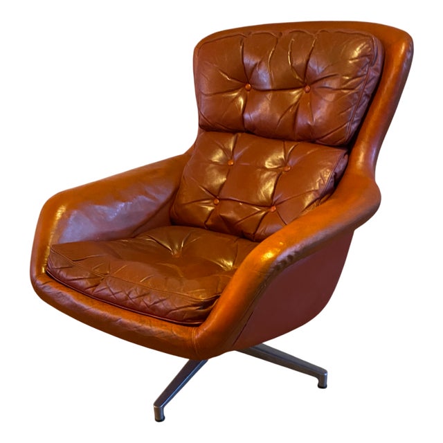 Form 7 Swivel Chair by Alf Svensson For Sale
