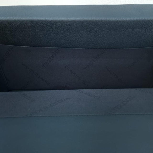 Nelson Leather Swivel Lounge Chairs by Walter Knoll, Set of 2 For Sale - Image 5 of 17