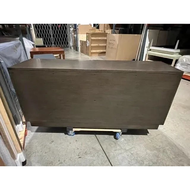 Wood Custom Made Credenza From Old Biscayne Designs For Sale - Image 7 of 7