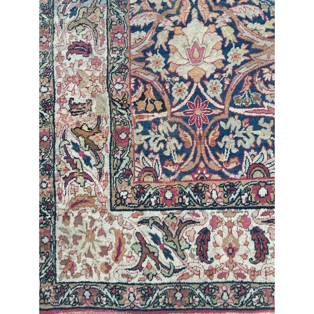 Textile Lavar Kirman Rug, 1890s For Sale - Image 7 of 18