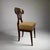 Pair fine pair of Biedermeier Side Chairs crafted with Walnut burl veneers. The back is a pierced design and the chair...