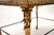 Brown Vintage French Brass and Onyx Coffee Table, 1920 For Sale - Image 8 of 11
