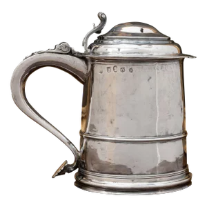 Queen Anne Provincial Britannia Silver Tankard, John Elston, Exeter, 1713