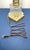 1950s Monumental 35" Paul Hanson Neoclassical Fluted Crystal & Brass Column Lamp For Sale - Image 9 of 12
