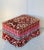 Vintage Ottoman Footstool in Cut Velvet MacKenzie Child's Style For Sale - Image 4 of 6